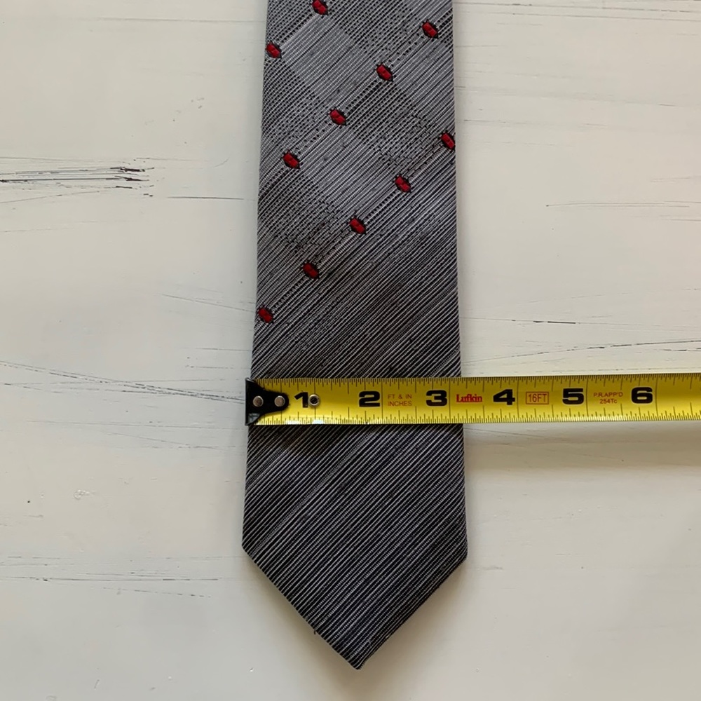 Vintage Don Loper grey tie